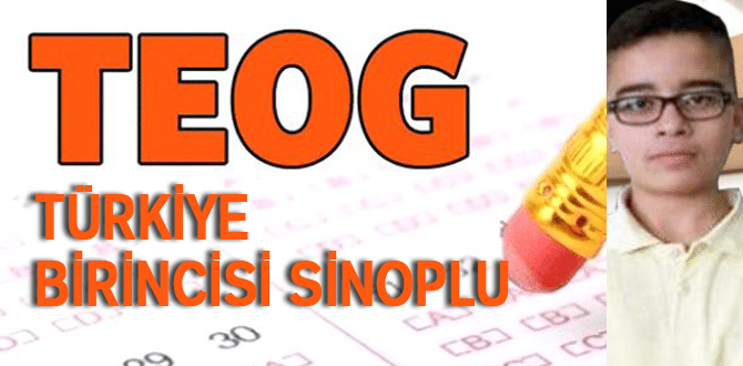 TEOG Türkiye 1.cisi Sinoplu