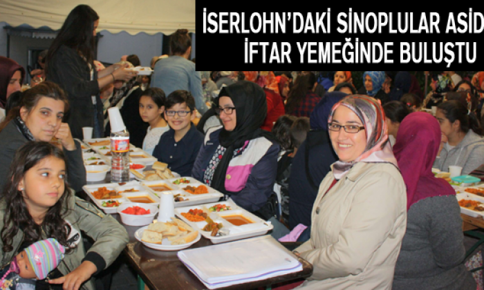 Iserlohn’daki Sinoplular ASİDER‘in iftar yemeğinde buluştu