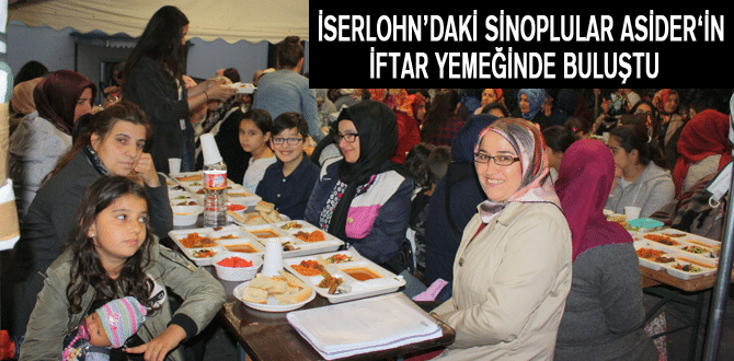   Iserlohn’daki Sinoplular ASİDER‘in  iftar yemeğinde buluştu