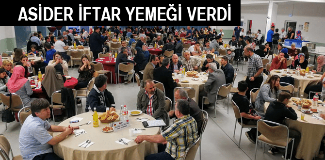 ASİDER iftar yemeği verdi