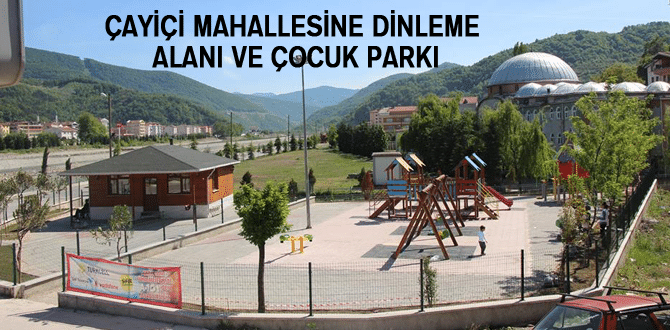 Çayiçi Mahallesine Dinleme Alanı Ve Çocuk Parkı