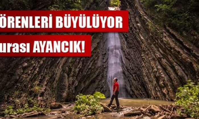 Ayancık Söküçayırı Şelalesi İlgi Odağı Oldu