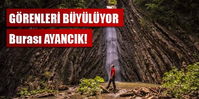 Ayancık Söküçayırı Şelalesi İlgi Odağı Oldu