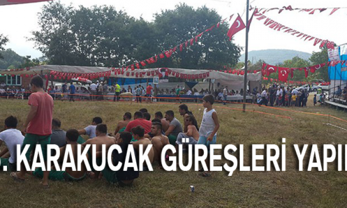 6. Karakucak Güreşleri Yapıldı