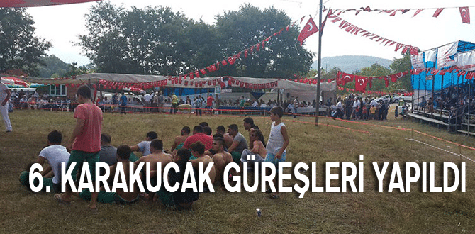 6. Karakucak Güreşleri Yapıldı