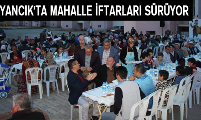 Ayancık’ta Mahalle İftarları Sürüyor