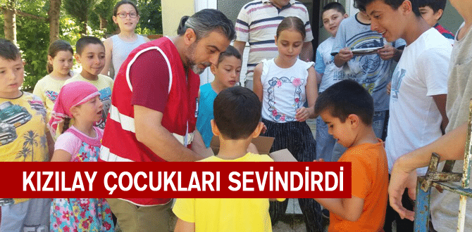 Kızılay Çocukları Sevindirdi