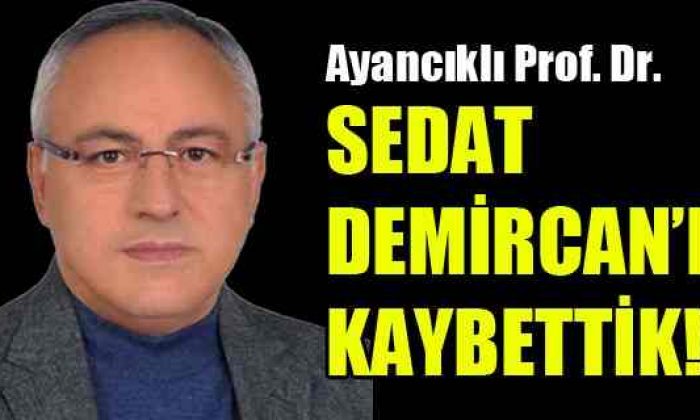 Ayancıklı Prof. Dr. Sedat Demircan Hayatını Kaybetti