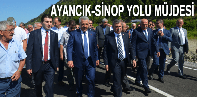 Ayancık-Sinop Yolu Müjdesi