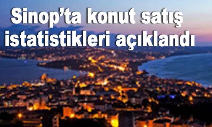 Sinop’ta konut satış istatistikleri açıklandı