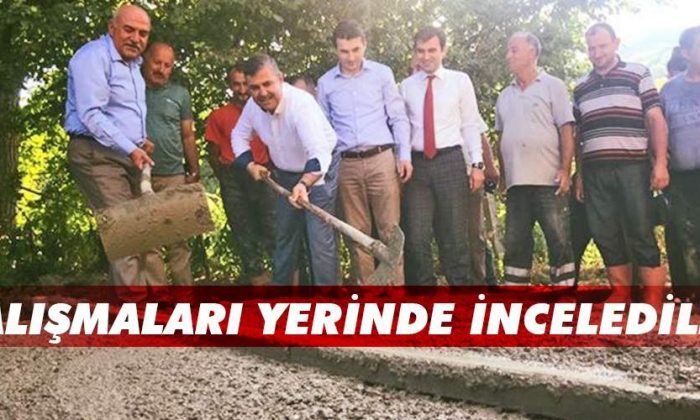 Türkeli’deki Asfalt Çalışmaları Yerinde İncelendi