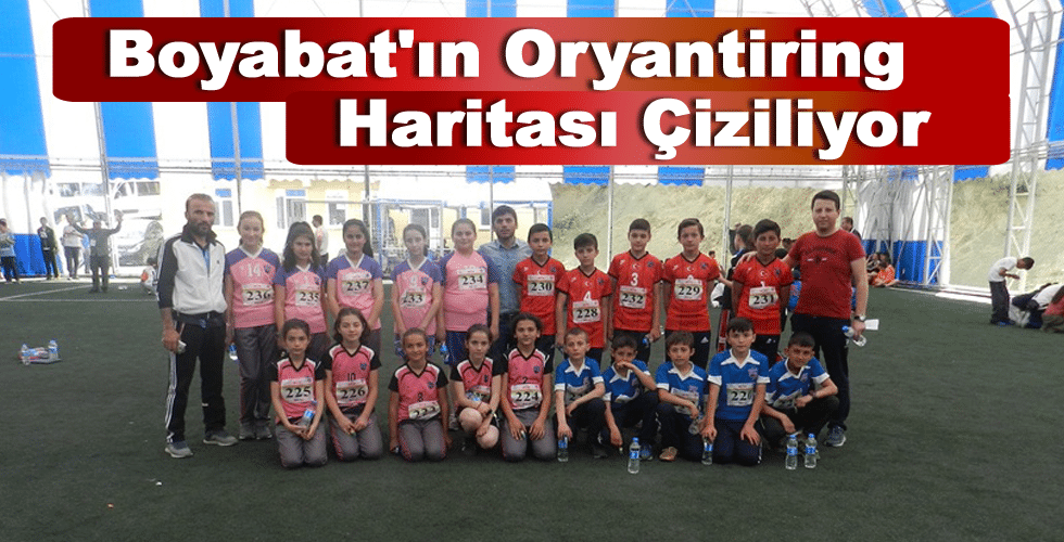 Boyabat’ın Oryantiring Haritası Çiziliyor