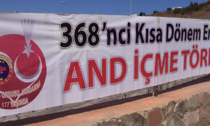 Jandarma’da And İçme Töreni Yapıldı