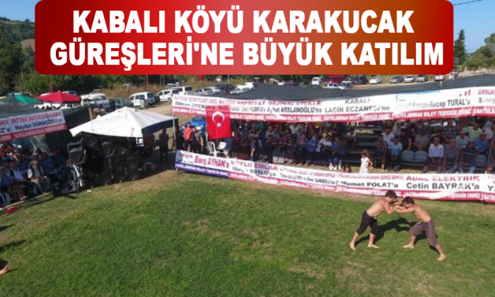 Kabalı Köyü Karakucak Güreşleri’ne Büyük Katılım