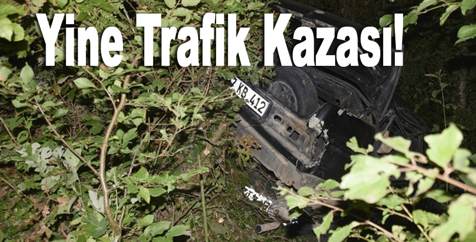 Yine Trafik Kazası!