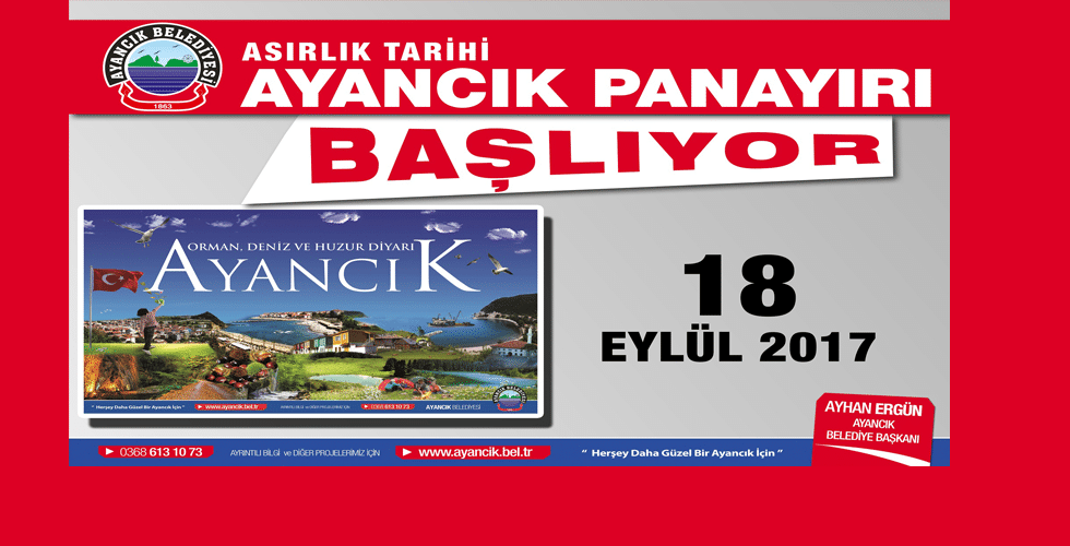 TARİHİ AYANCIK PANAYIRI BAŞLIYOR