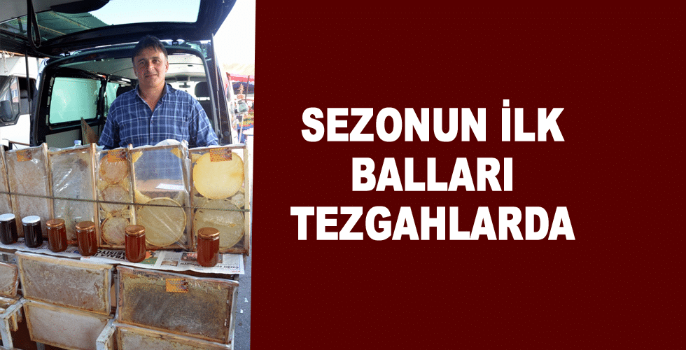 Sezonun ilk balları tezgahlarda