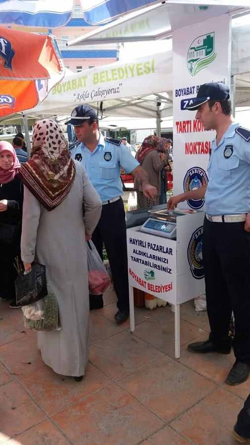 Boyabat Belediyesi'nden "Hassas terazi kontrol noktası"