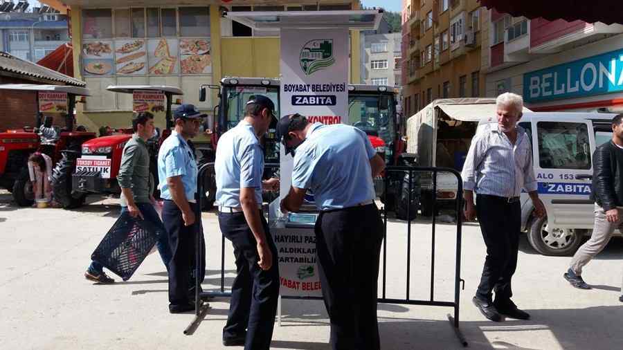 Boyabat Belediyesi'nden "Hassas terazi kontrol noktası"