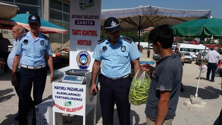 Boyabat Belediyesi'nden "Hassas terazi kontrol noktası"