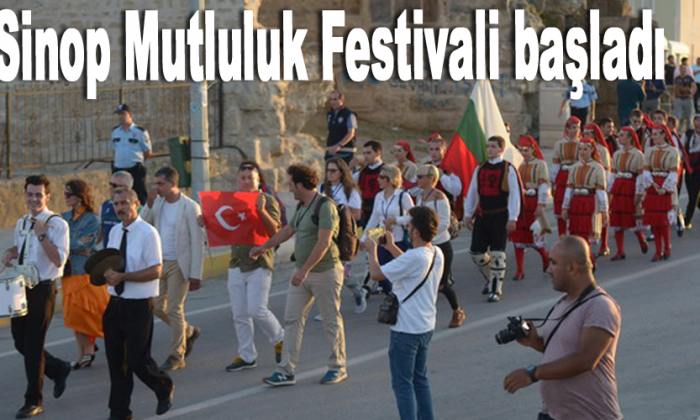 2. Uluslararası Sinop Mutluluk Festivali başladı