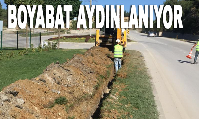 Boyabat aydınlanıyor