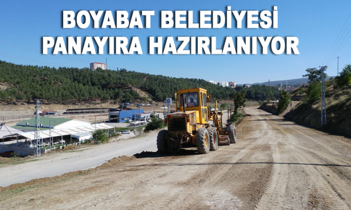 Boyabat Belediyesi panayıra hazırlanıyor
