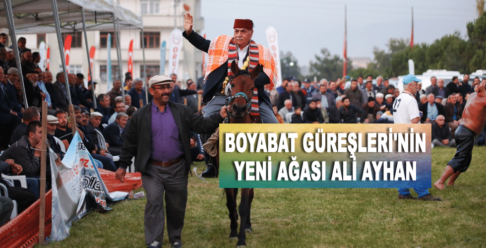 Boyabat Güreşleri’nin yeni ağası Ali AYHAN oldu