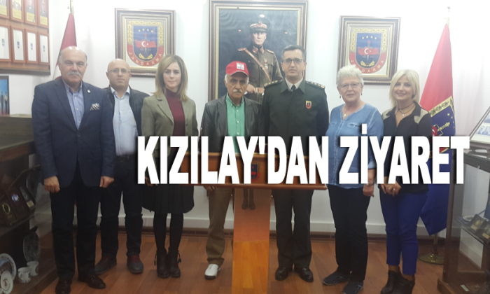 İl Jandarma Komutanı J.Albay Halil Altıntaş makamında ziyaret edildi.