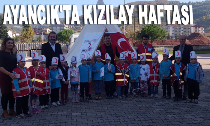 Ayancık’ta Kızılay Haftası