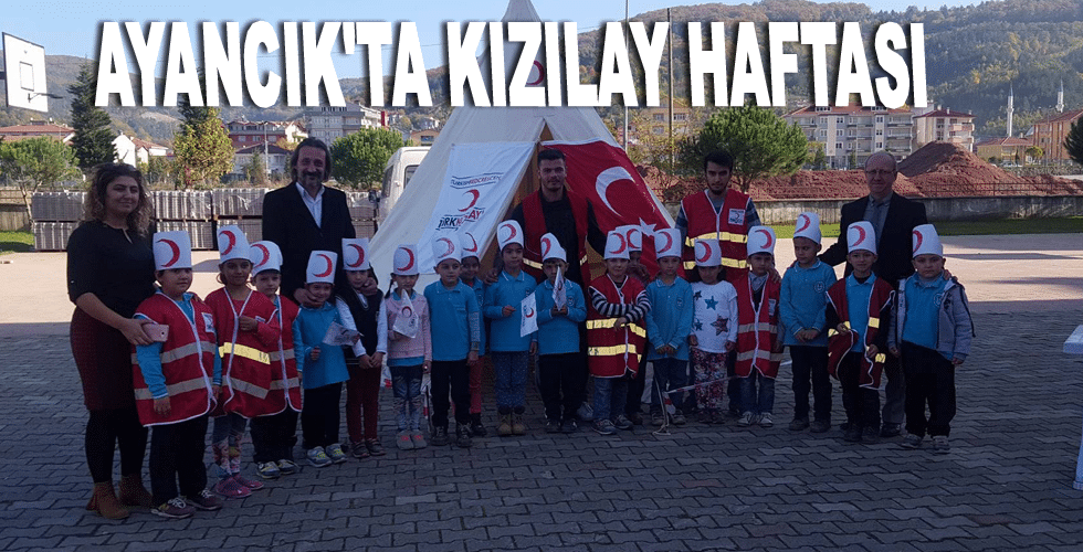 Ayancık’ta Kızılay Haftası