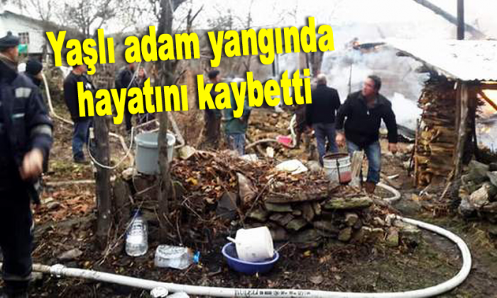 Yaşlı adam yangında hayatını kaybetti