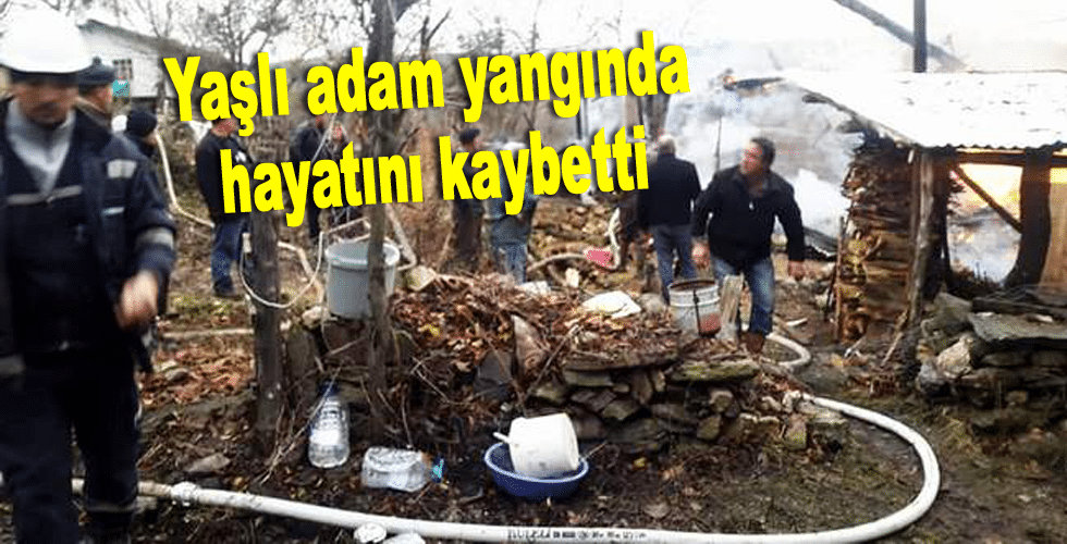 Yaşlı adam yangında hayatını kaybetti