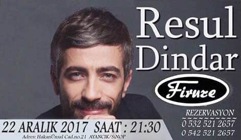 Ayancık Firuze ‘de Resul DİNDAR Rüzgarı