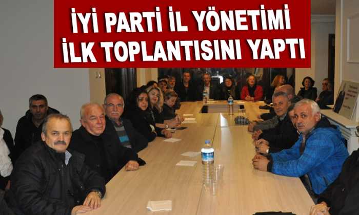İYİ PARTİ SİNOP’TA İLK TOPLANTISINI YAPTI