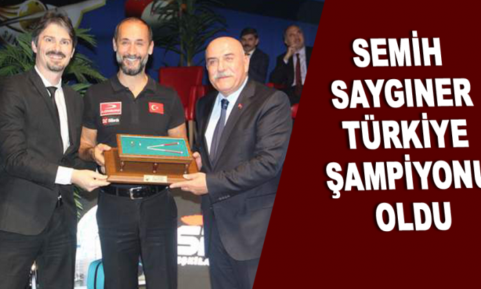 Semih Saygıner Türkiye şampiyonu Oldu