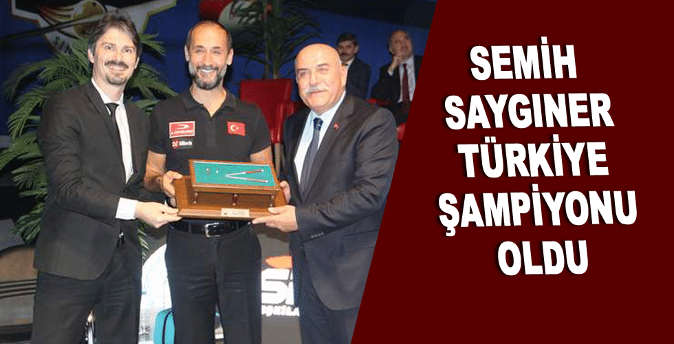 Semih Saygıner Türkiye şampiyonu Oldu
