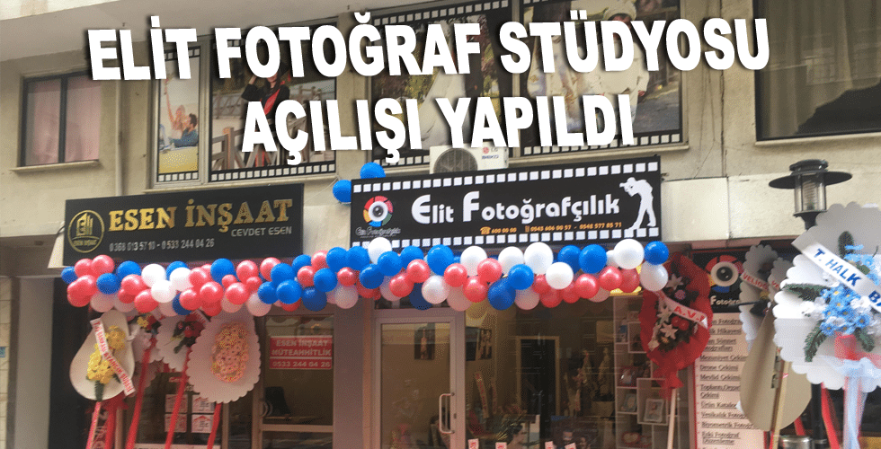 ELİT FOTOĞRAF STÜDYOSU AÇILIŞI YAPILDI