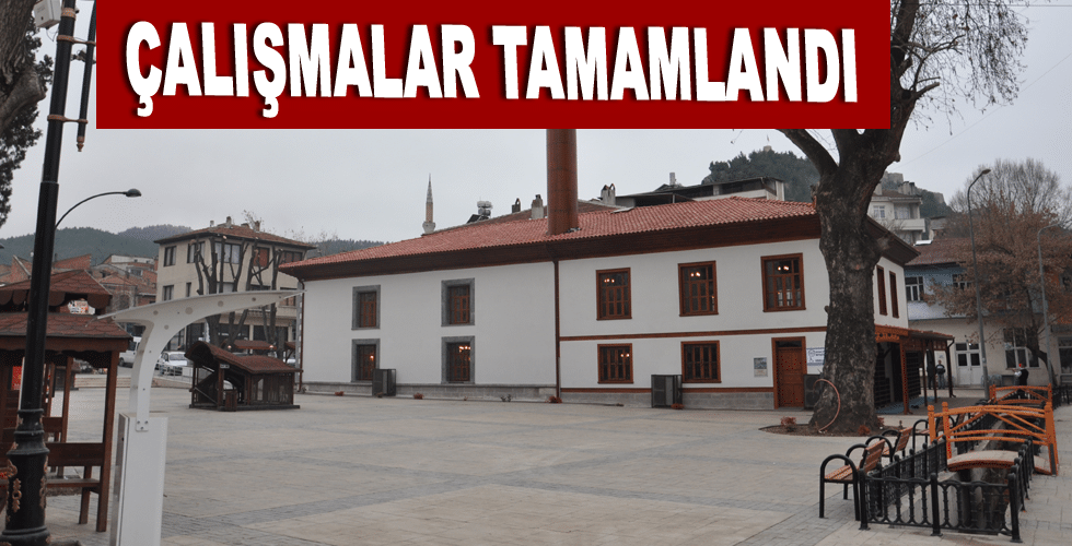 Beyazıt(Büyük) Cami meydan düzenlenme çalışmaları tamamlandı