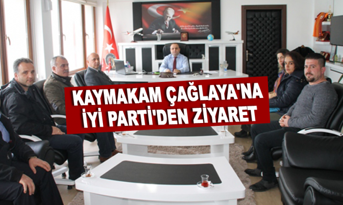 Kaymakam Çağlaya’na İyi Parti’den Ziyaret