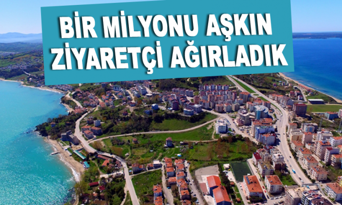 Bir milyonu aşkın ziyaretçi ağırladık