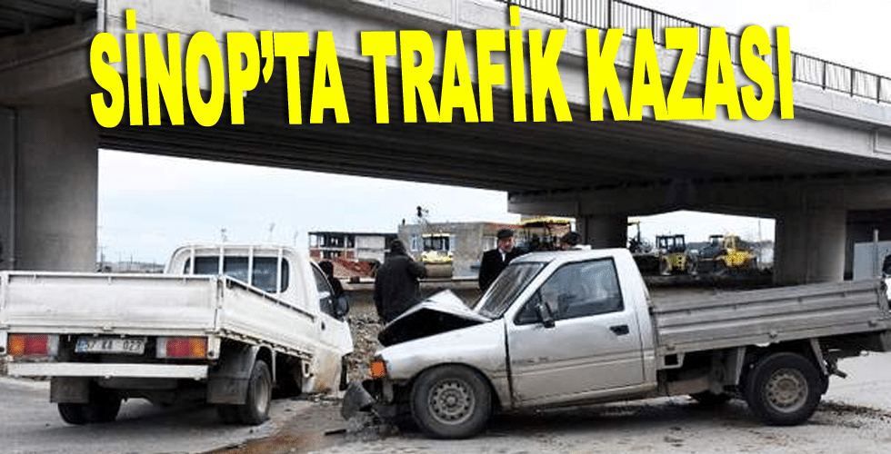 Trafik kazası: 1 yaralı