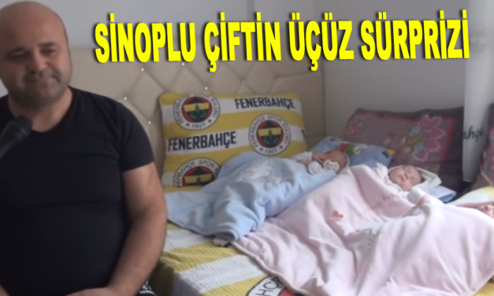 Sinoplu çiftin üçüz sürprizi