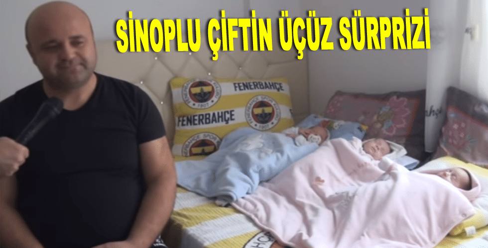 Sinoplu çiftin üçüz sürprizi