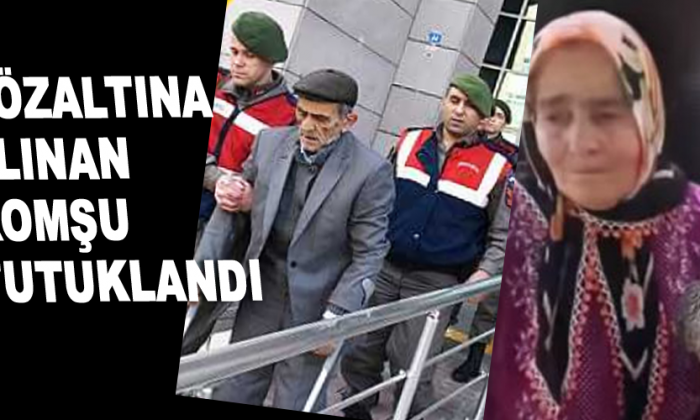 Gözaltına alınan komşu tutuklandı