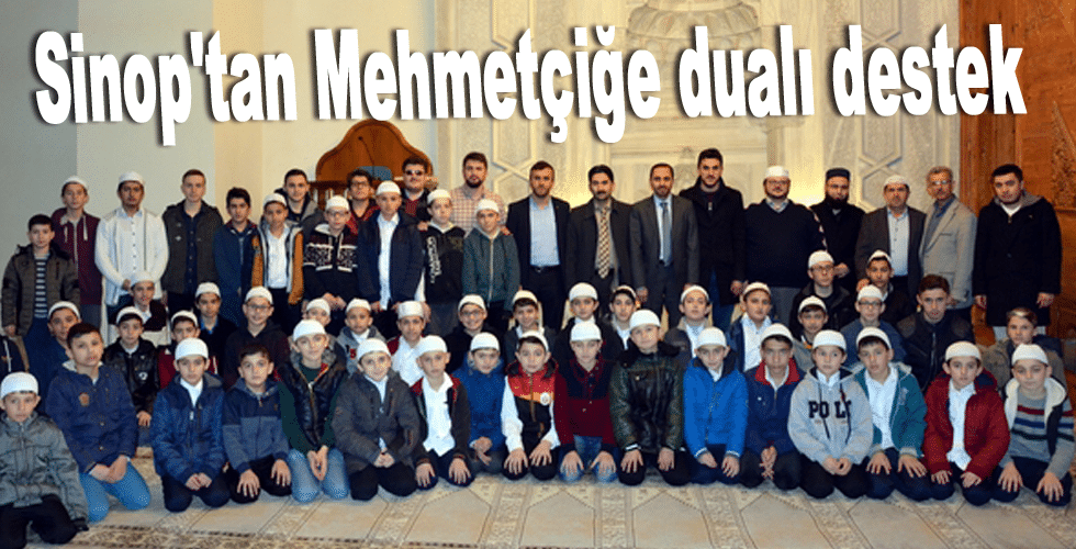 Sinop’tan Mehmetçiğe dualı destek