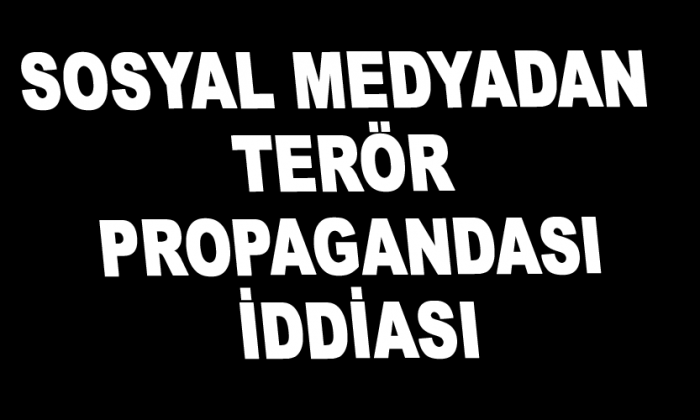 Sosyal medyadan terör propagandası iddiası