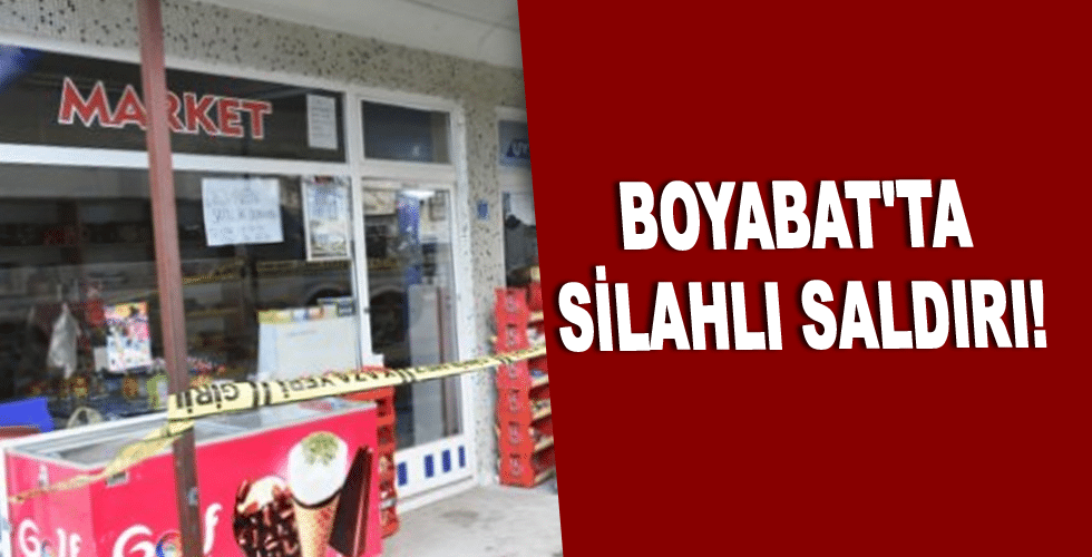 Boyabat’ta silahlı saldırı!