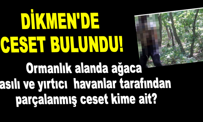 DİKMEN’DE CESET BULUNDU
