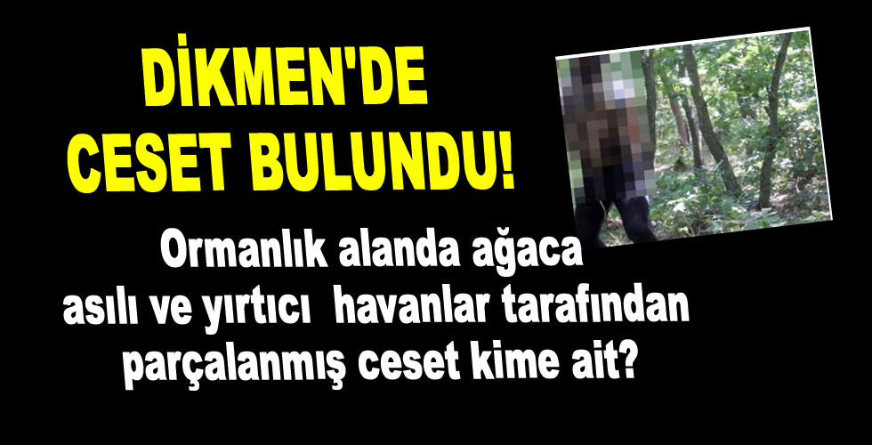 DİKMEN’DE CESET BULUNDU